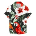 thumbnail image 1 of Wyobmus Hawaiian Shirt for Men Summer Beach Casual Short Sleeve Button Down Shirts Lapeled Shirt Printed Tropical Vacation Resort Shirt K-Multicolor, 1 of 5
