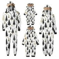 thumbnail image 1 of Wyobmus Matching Christmas Pajamas Onesies for Family Comfy Xmas Deer Print Zip Up Holiday Pjs One Piece Long Sleeve Hooded Pajamas Jumpsuit Sleepwear for Mom, 1 of 4