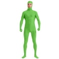 thumbnail image 1 of Wyobmus Men's And Women's Face Open Zentai Bodysuit Stretch Polyester Spandex Full Body Suit C-Green, 1 of 9