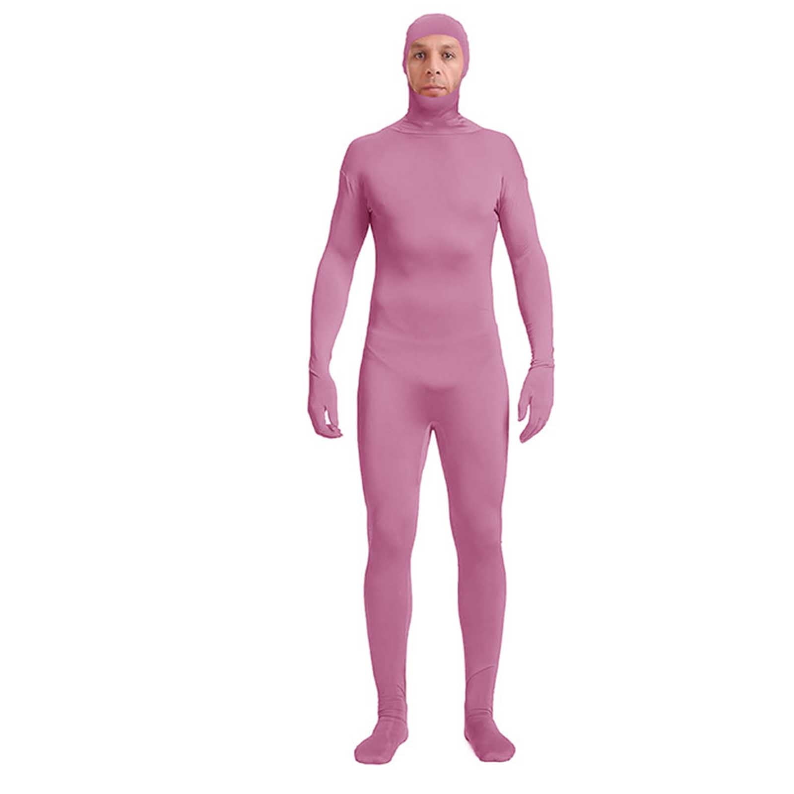 Wyobmus Men's And Women's Face Open Zentai Bodysuit Stretch