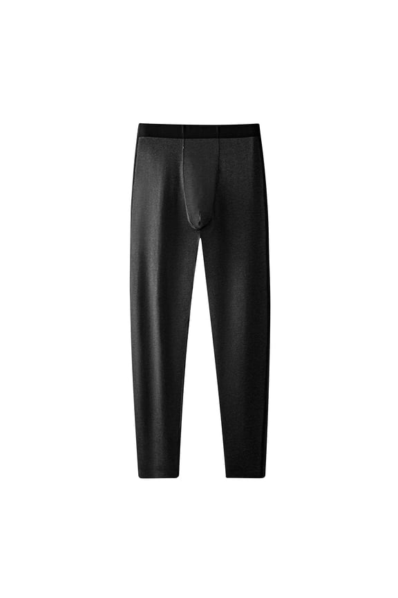 Men's Compression Pants Athletic Warm Tight Leggings Baselayer Bottoms Black