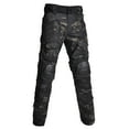 thumbnail image 1 of Wyobmus Men's Flex Ripstop Tactical Pants Quick Dry Stretch Camouflage Cargo Pants Workout Kneepad Tactical Pants H-Black, 1 of 2