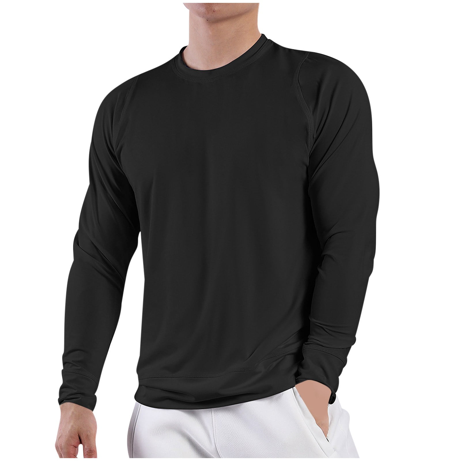 Stretchy Ruched Long Sleeve Active Shirt