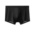thumbnail image 1 of Wyobmus Men's Plus Size Underwear Mid-Rise Comfortsoft Briefs Moisture Wicking & Breathable No Ride-Up Boxer Briefs with Flexiable Waistdand B-Black, 1 of 2