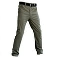 thumbnail image 1 of Wyobmus Men's Ripstop Tactical Cargo Pants Solid Waterproof Quick Drying Hiking Pants Lightweight Athletic Jogger Pants Khaki, 1 of 4