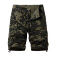 thumbnail image 1 of Wyobmus Men's Tactical Cargo Shorts With Multi Pockets Outdoor Camo Ripstop Shorts With Elastic Waist Quick Dry for Hiking Fishing Photography B-Khaki, 1 of 8