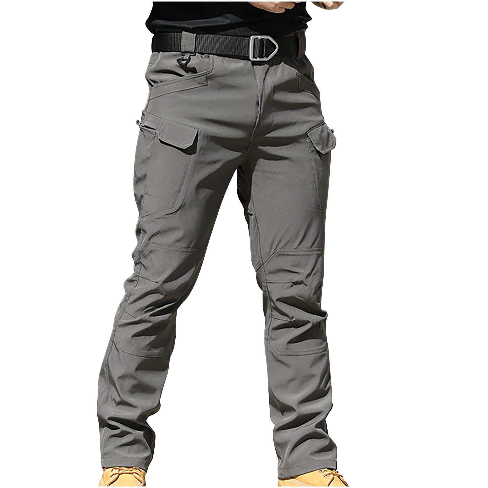 Wyobmus Men's Tactical Pants Outdoor Solid Slim Stretch Tactical Pants ...