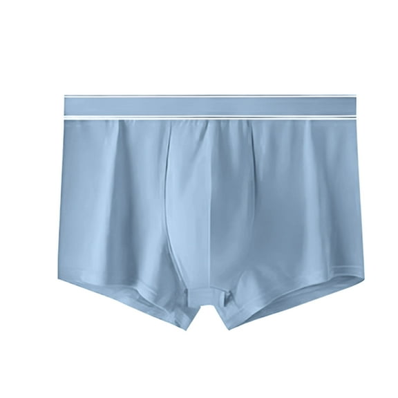 Wyobmus Men's Underwear Boxer Briefs Plus Size Underpants Soft Comfortable Breathable Briefs 1/3/4/5 Pack With Size L-4XL C-Blue
