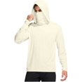 thumbnail image 1 of Wyobmus Men's Upf 50+ Sun Protection Hoodie With Face Mask Lightweight Breathable Long Sleeve Spf Quick Dry Fishing Hiking Running Shirts Hooded A-Beige, 1 of 6