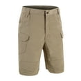 thumbnail image 1 of Wyobmus Men's Waterproof Tactical Shorts Outdoor Cargo Shorts Lightweight Quick Dry Stretch Breathable Hiking Fishing Cargo Shorts S-2Xl Khaki, 1 of 3