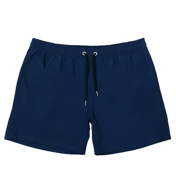 Wyobmus Mens Board Shorts Swimwear Graphic Short Stretch Swim Trunks Surf Shorts Bathing Suit With Pocket B-Sapphire Blue