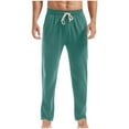 thumbnail image 1 of Wyobmus Mens Casual Yoga Pants Running Workout Lightweight Sweatpants Open Bottom Lounge Pants With Pockets Green, 1 of 4