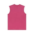 thumbnail image 1 of Wyobmus Mens Cotton Workout Gym Tank Top Sleeveless Cut Off Muscle Shirts Retro Distressed Tshirts Running Beach Loose Fit Tees Hot Pink, 1 of 7