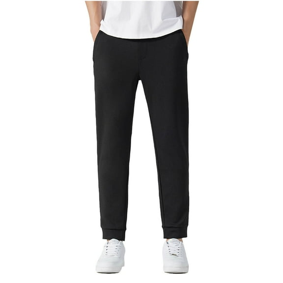 Wyobmus Mens Lightweight Summer Beach Pants Outdoor Baggy Quick Dry Stretch Casual Pants for Holiday Running Workout E-Dark Blue