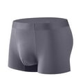 thumbnail image 1 of Wyobmus Mens Underwear Boxer Ultra Soft Quick Dry Loose Breathable Moisture Wicking Boxer Briefs Size L-4XL Dark Gray, 1 of 3