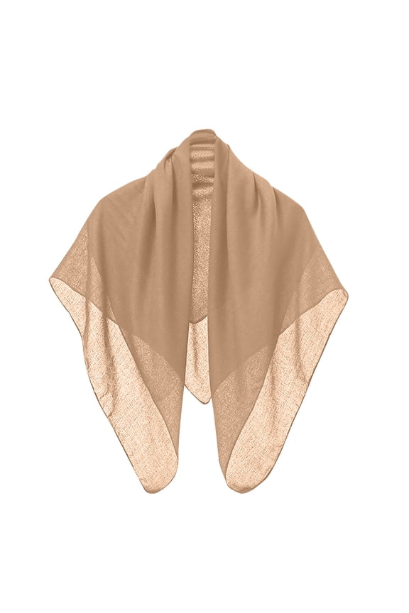 Shawl Wrap for Women Large Triangle Scarf Soft Knitted Elegant Shawls and Wraps Fall Winter Head Bandanas A-Khaki