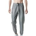thumbnail image 1 of Wyobmus Sparkly Metallic Pants for Men Drawstring Waist Nightclub Argyle Gilding Sequin Joggers Silver, 1 of 7