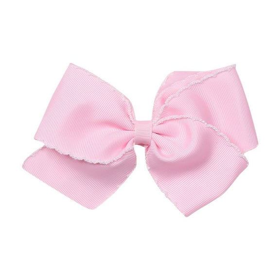 Wyobmus Stretchy Soft Knot Headbands With Hair Bows for Newborn Baby Girls Infant Toddlers Kids Lightweight Head Wrap Hair Accessories C-Pink*