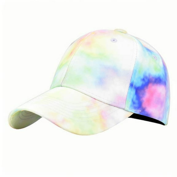 Wyobmus Unisex Baseball Cap Adjustable Size Hippie Caps Streetwear for Running Workouts and Outdoor Activities All Seasons B-Yellow
