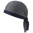 thumbnail image 1 of Wyobmus Unisex Do Rag Cycling Motorcycle Hat Quickly Dry Sports Headband Pirate Cap Dew Rag Head Wrap Bandana Hats Liners for Men and Women A-Navy, 1 of 2