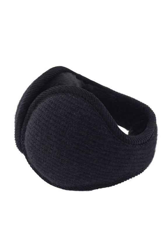 Winter Headband Fleece Ear Cover for Men Women Winter Ear Warmers Ear Muffs for Men Women Kids Ski Running Cycling Black*