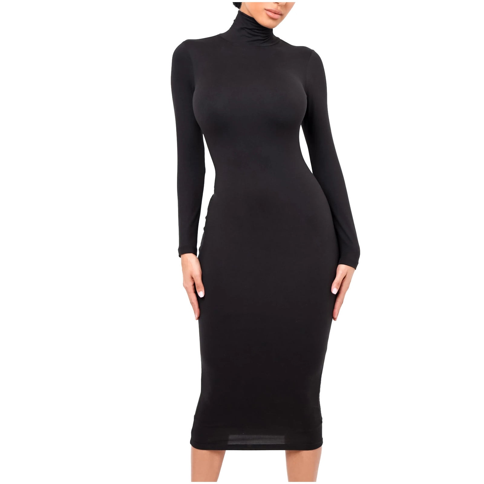 black maxi dress bodycon Harper Black Maxi Dress main image 0