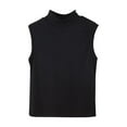 thumbnail image 1 of Wyobmus Women Casual Tank Tops Sleeveless Summer Casual Loose Fit Basic Shirts Y2K Fashion Going Out Outfit Clothes Black, 1 of 3
