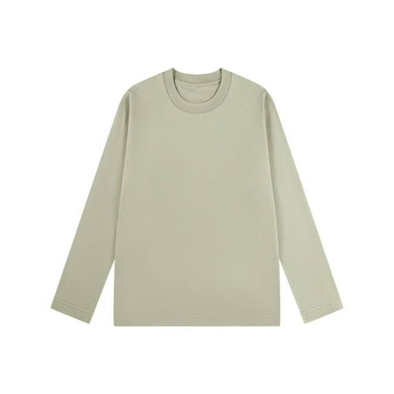Wyobmus Women Long Sleeve Shirts Stretch Casual Crew Tee Shirts Loose Going Out Basics Tops Fall Fashion Y2K Clothes Green