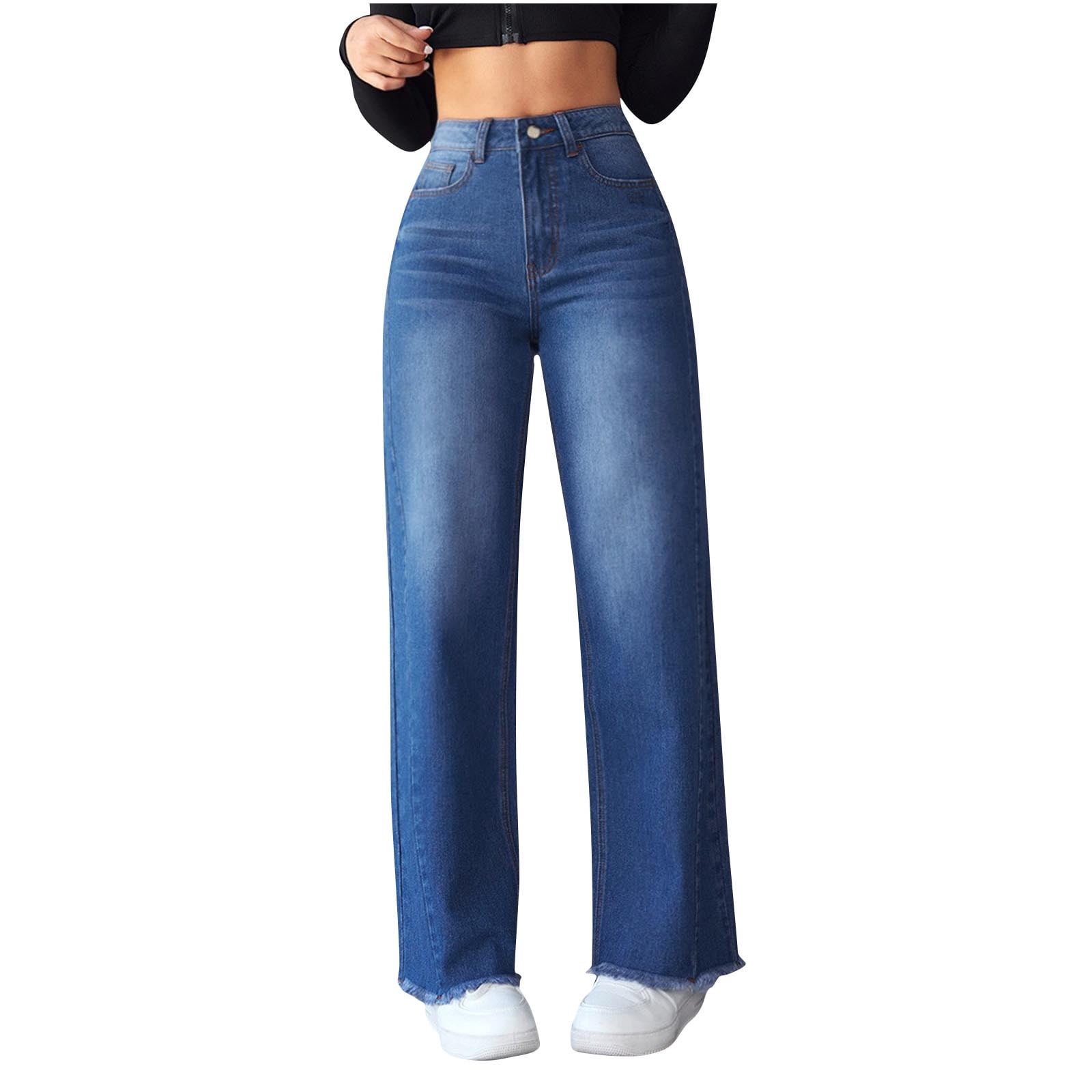 新品♡Na.e Wrinkle Slit Pants Blue Glay New 6236-1 Earl Jean Womens Gray Slit Knee Colored Wash