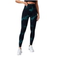 thumbnail image 1 of Wyobmus Women's High Waisted Yoga Leggings High Waisted Seamless Tummy Control Workout Tights Non See Through Gym Pilates Running Yoga Pants I-Green, 1 of 2