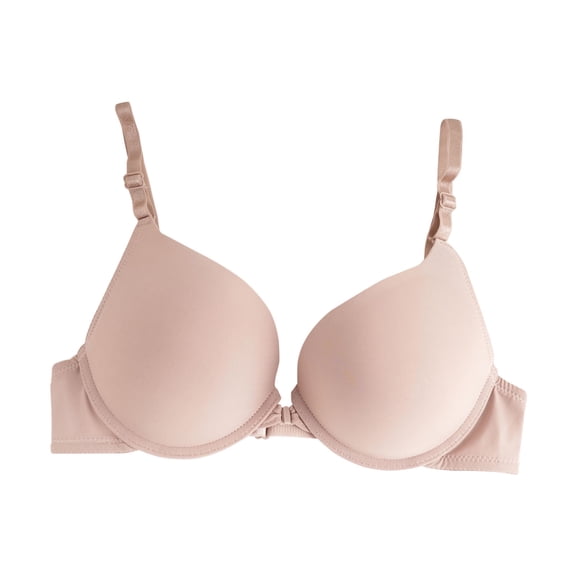 Wyobmus Women's Push-Up Bra Seamless Wireless Plunge Bras Solid Color No Underwire Full Coverage Bras Spaghetti Straps Supportive Brs C-Dark Gray*