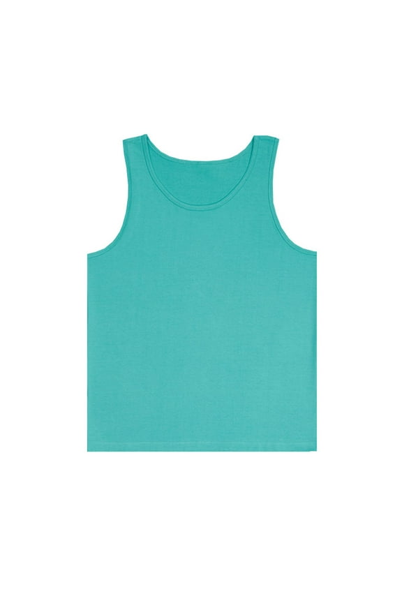 Women's Sleeveless Cotton Fitted Tank Top form Fitting Round Neck Casual Basic Cami Shirts Summer Trendy Fashion Clothes M-2X Green