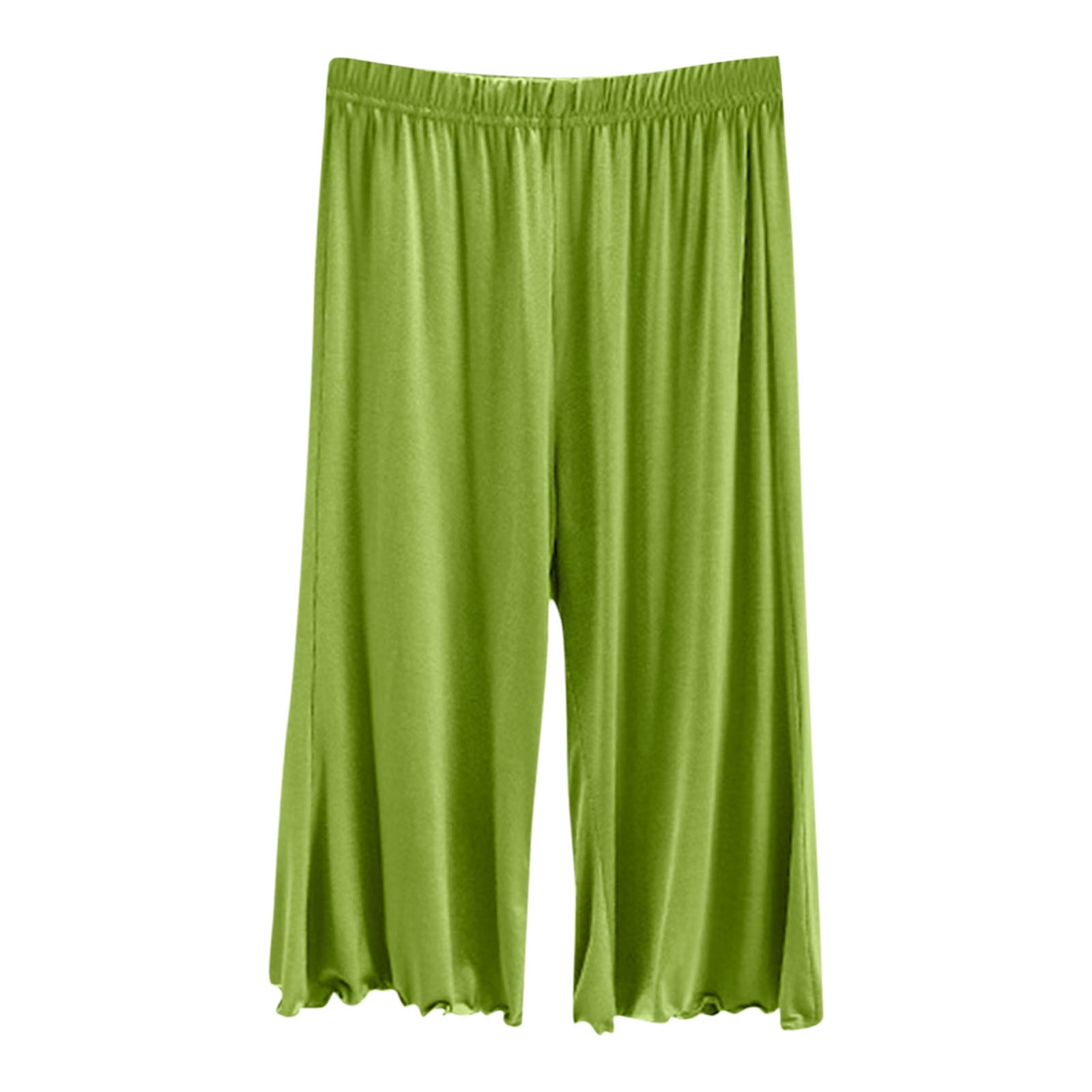 Wyobmus Womens Modal Pajama Pants Soft Wide Leg Capri Pajama Bottoms ...