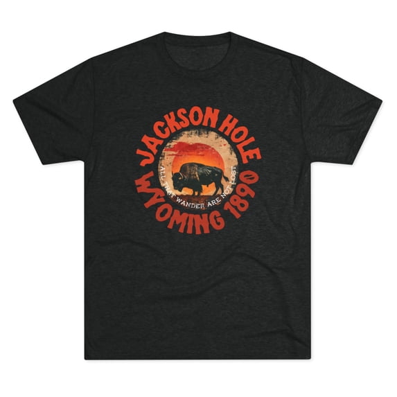 Wyoming 1890 - Unisex Tri-Blend Crew Tee