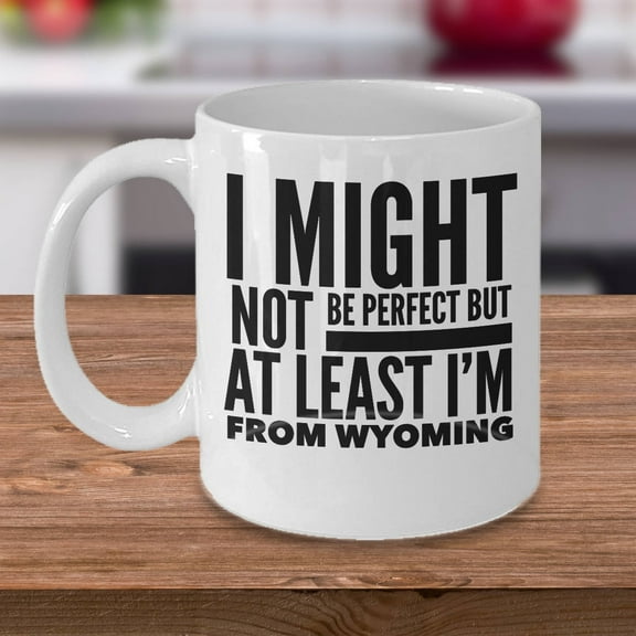 Wyoming 11 oz Coffee Mug - Funny State Gift White Ceramic