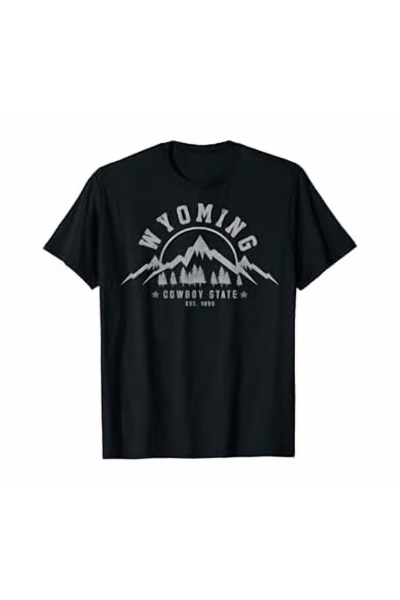 Wyoming Cowboy State Vintage T-Shirt