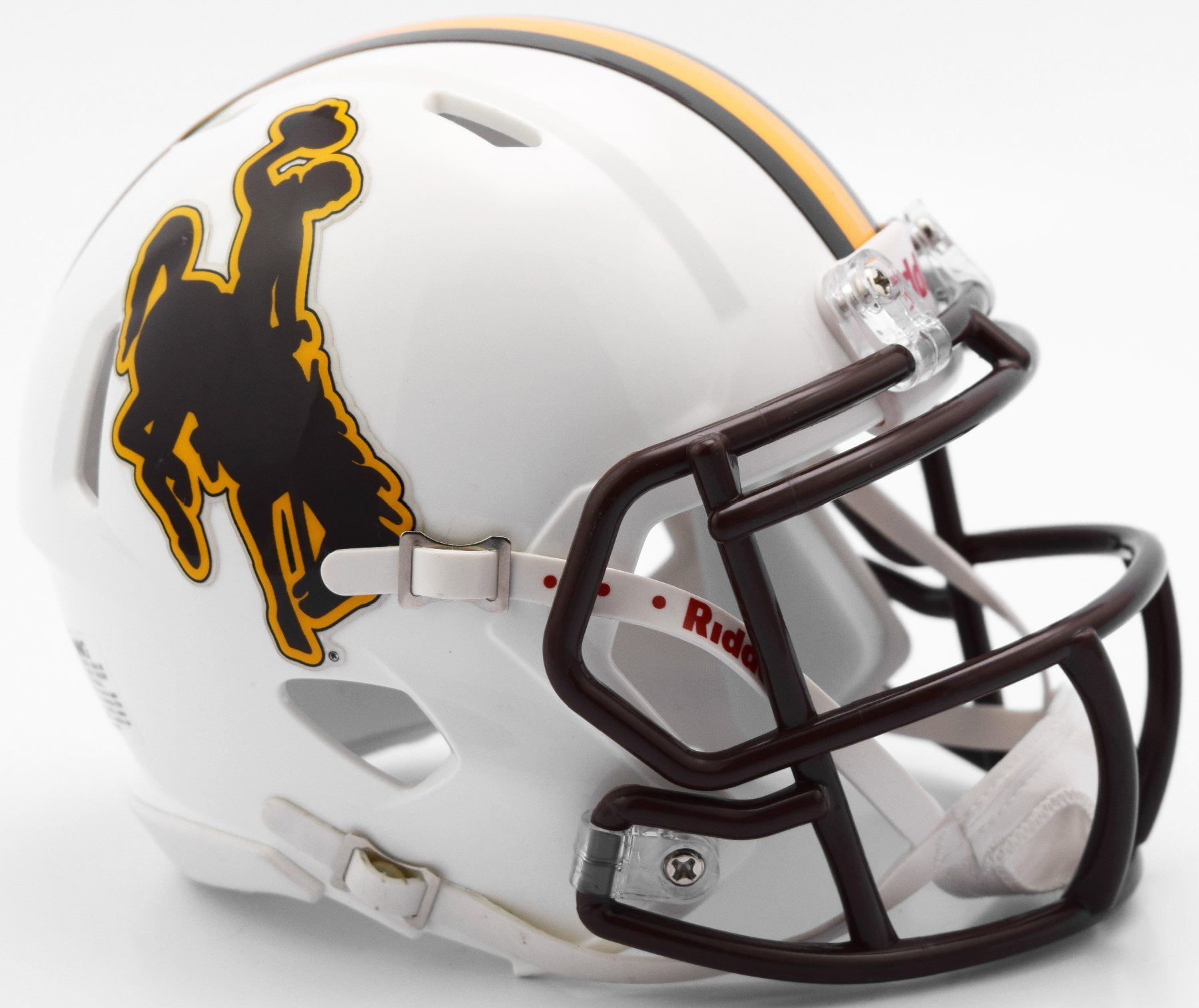 Wyoming Cowboys Riddell NCAA Speed Mini Helmet