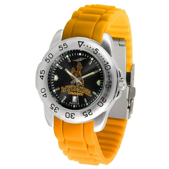 Black Wyoming Cowboys Sport AC AnoChrome Watch