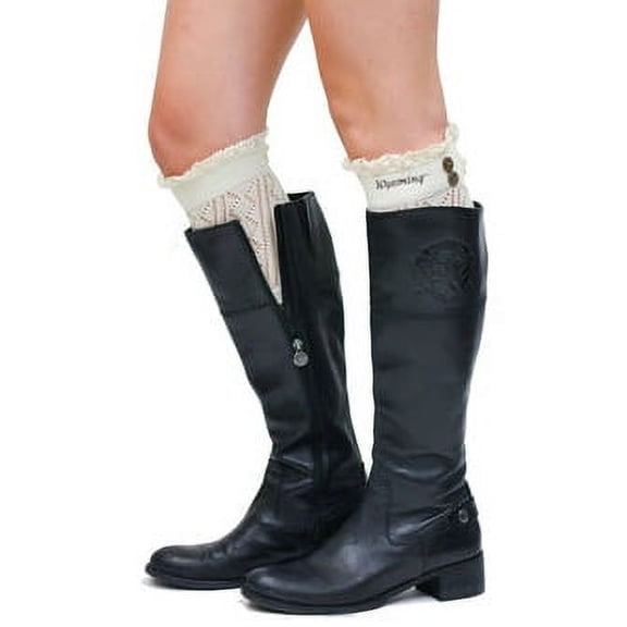 Wyoming Cowboys ZooZatz Women's Boot Cuff Leg Warmers