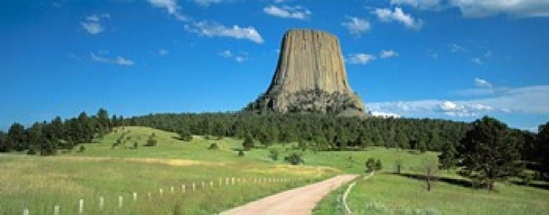Wyoming Devils Tower National Monument Canvas Art - Panoramic Images (31 x 12)