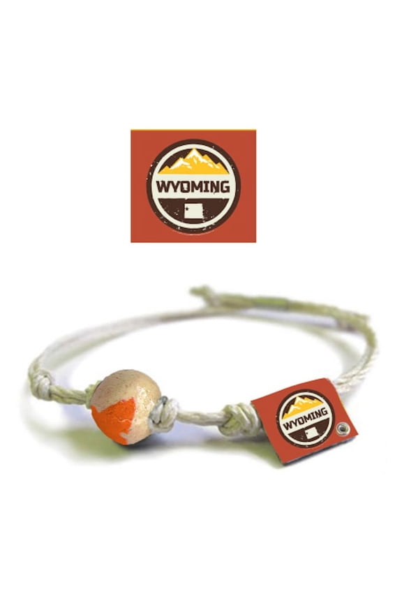 Wyoming Earth Bands Bracelet | Eco Friendly | Natural Hemp | Vegan Boho | Custom Jewelry | Handmade w/ Earth & Sand