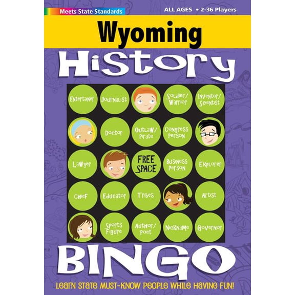 Wyoming Experience: Wyoming History Bingo Game (Hardcover)