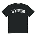 thumbnail image 1 of Wyoming Graphic Black Men's Cotton T-Shirt, 1 of 1