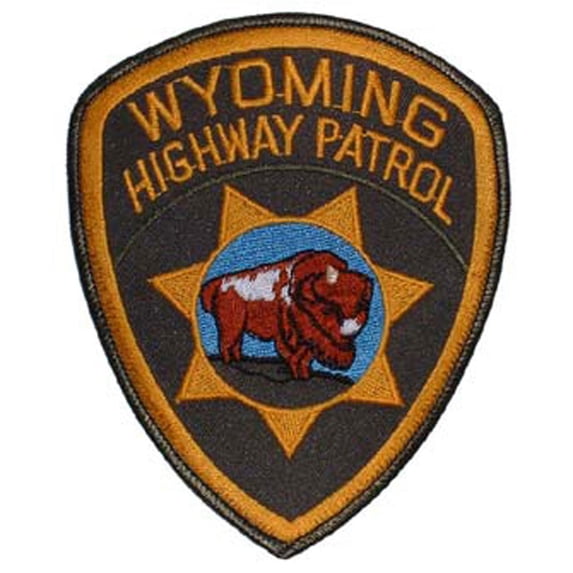 Wyoming Highway Patrol Patch 3"