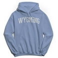 thumbnail image 1 of Wyoming Humor Graphic Light Blue Men's Crewneck Sweatshirt Hoodie, 1 of 1