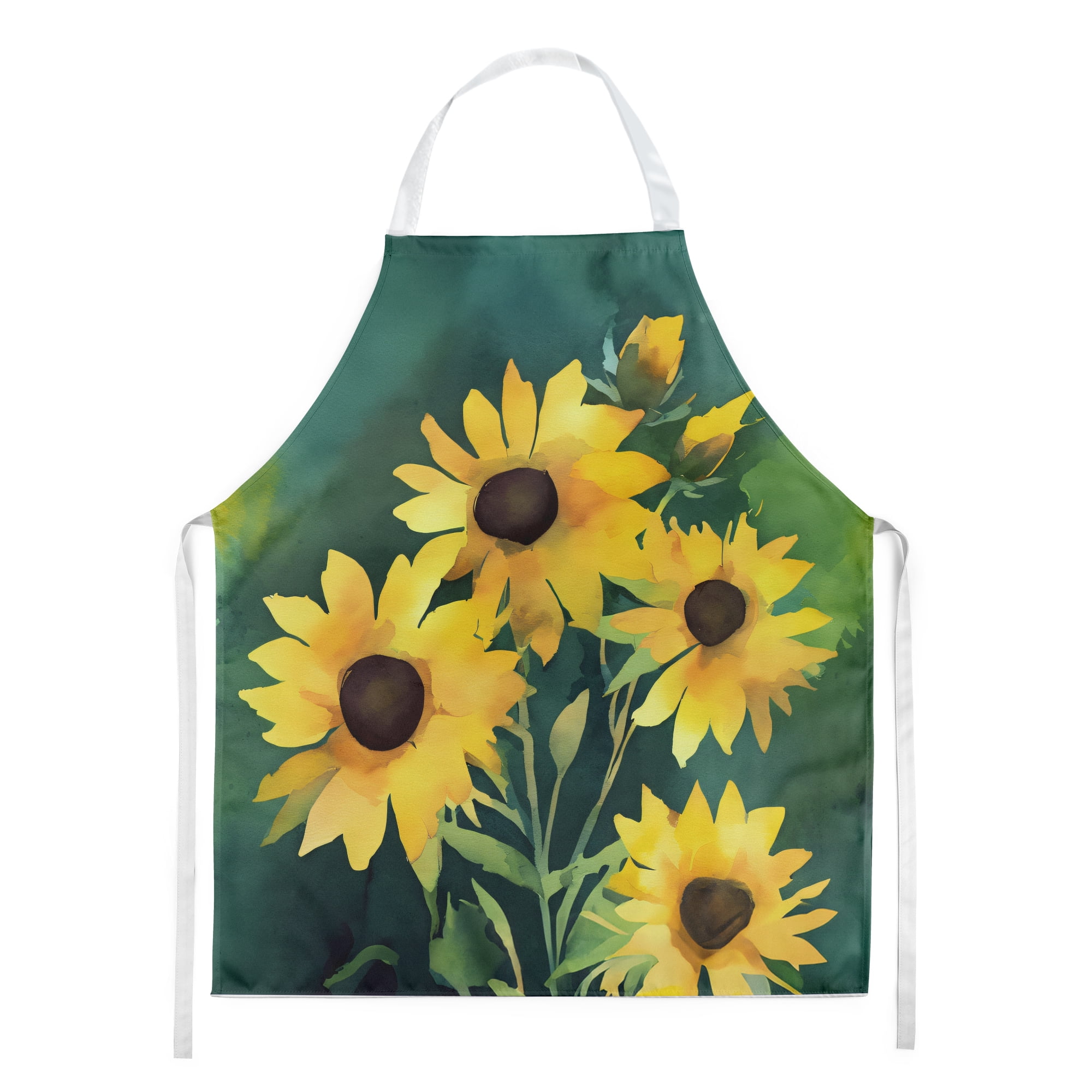Wyoming Indian Paintbrush in Watercolor Apron