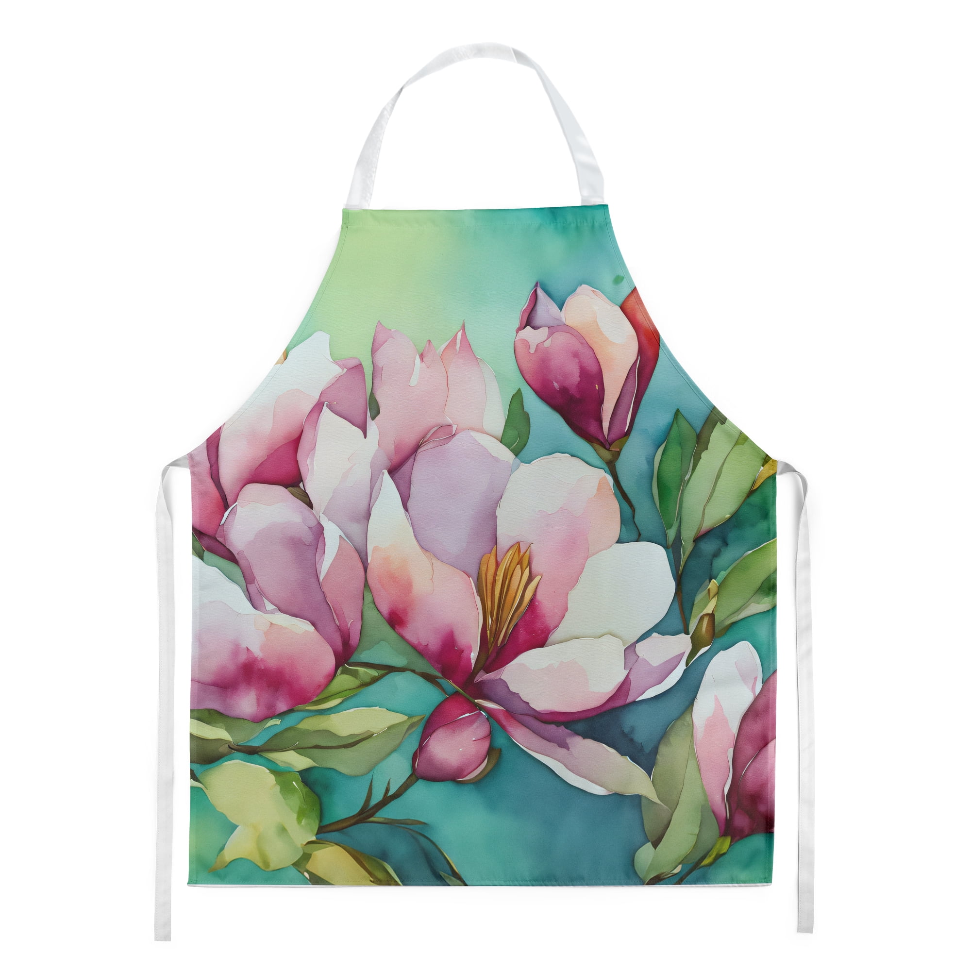 Wyoming Indian Paintbrush in Watercolor Apron