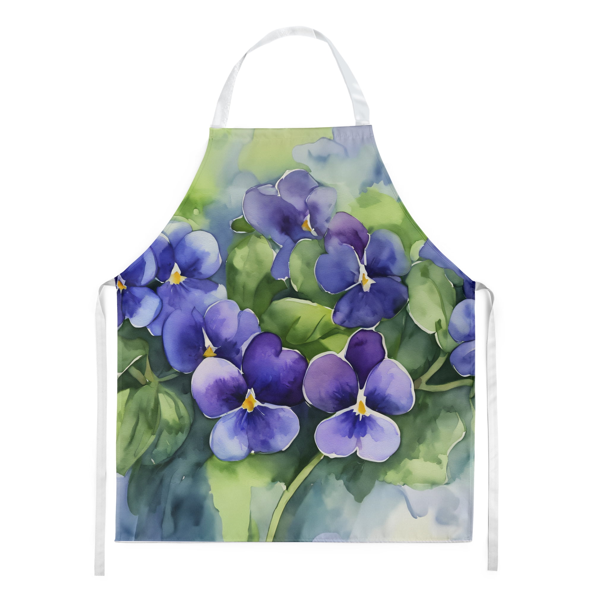Wyoming Indian Paintbrush in Watercolor Apron