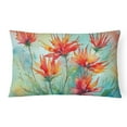 thumbnail image 1 of Wyoming Indian Paintbrush in Watercolor Fabric Decorative Pillow, 1 of 4