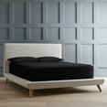 thumbnail image 1 of Wyoming King - 84" x 84" Size Microfiber Bed Sheets Luxury 1800 Thread Count Brushed Microfiber Sheet Set Super Soft & Silky Feel 35 Inch Deep Pocket - Wyoming King, Black, 1 of 6
